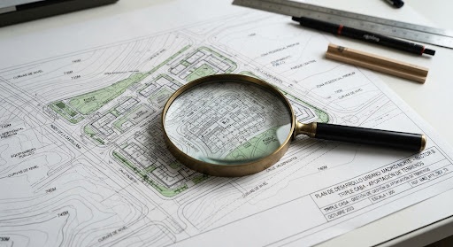 Plano técnico de un desarrollo urbanístico en el Norte de Madrid